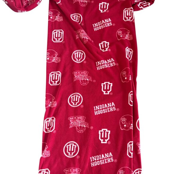 Indiana Hoosiers NCAA Collegiate Snuggle Robe S-M One Size Soft Fleece - Picture 6 of 8